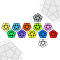 Miniatyrbilde 4 av 5: Rubiks kube 3x3, 3x3 Dodekaeder Speed ​​Cube, Puzzle Speed ​​Cube for barn og voksne, svart