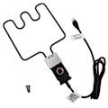 Miniatyrbillede 1 af 5: 1500W Elektrisk Rygegrill Varmeelement med Controller til Masterbuilt Ryger FT