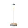 Pikkukuva 1 / 2: Alumiininen himmennettävä LED-pöytälamppu, IP54-suojaus, sisä- ja ulkokäyttöön, pistokkeellinen latauspohja, H29cm, EU-pistoke White