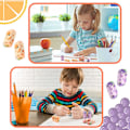 Miniatyrbilde 6 av 7: Søte Fruktviskelær, 3 stk Plast Blyantviskelær Varig Viskeleær for Barn Blyantviskelærpakke for Skole, Kontor, Tegning, Gaveartikler 3 Pcs