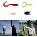 Miniatyrbild 3 av 8: Fiskedrag, 101 stycken fiskedrag kit tillbehör konstgjorda beten fiskeartiklar inklusive fiskebox