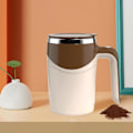Miniatyrbild 7 av 7: Uppladdningsbar Självrörande Mugg, 380ML Automatisk Magnetisk Omrörarmugg för Kaffe, självrörande kaffemugg, magnetisk omrörarkopp D Rechargeabl