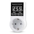 Miniatyrbilde 1 av 5: 1 stk. Termostatkontakt med sensor, digital temperaturkontrollerkontakt, vanntett temperaturbryter EU-plugg