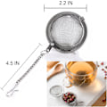 Miniatyrbillede 2 af 5: 3 stk. Te-infuser, Opgraderet 2,2 tommer Te-si, Premium Te-infusere til løs te, Te-steeper, Te-kugle til te-smagning urte