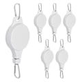 Miniatyrbild 2 av 4: Växthiss med Hjul Justerbar Höjd för Hängande Vit 5st White 5pcs