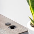 Miniatyrbilde 4 av 5: Tommers Parasollhullring og Hetttesett for Utebord, Standard Størrelse Parasoll Tykkere (hvit) black