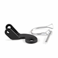 Miniatyrbillede 1 af 5: 1 Sæt Cykeltrailerkobling Stærk Rustfri Korrosionsbestandig Universal Heavy Duty Connector Kulstofstål Baby Barnevogn Trailer Trækbeslag B