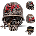 Miniatyrbilde 4 av 5: Slayer Skull Box Hodeskalle Hjelm Killer Frykt Skull Skull Box Resin Ornament Ornament