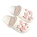 Miniatyrbilde 1 av 4: 8 stk Rosa Sløyfedekorasjoner for Croc-smykker for Tenåringer og Menn