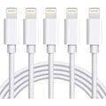 Miniatyrbild 6 av 7: 5X Lightning USB-kabel till Apple för din iPhone, iPad 1m Vit