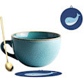 Miniatyrbillede 1 af 5: 700 ML Stor Keramik Kaffe Kops, Korn Suppe Kop/Kaffe Kops/Salat Skål (uden Underkop og Ske)