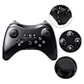 Miniatyrbilde 4 av 5: Pro-kontroller for Wii U, Trådløs Kontroller for Nintendo Wii U Controller Gamepad Joystick Dobbel Analog Spillkontroller (Svart)