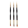 Miniatyrbillede 9 af 9: 3 stk. Akryl/UV Negle pensler - Twist - Guld Sort