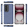 Miniatyrbilde 3 av 5: Mobildeksel for Oppo Reno12 5G - PC+TPU, Honningkake-design, støtdempende Blue