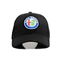 Miniatyrbilde 3 av 5: Bomull for Alfa Romeo Baseball Caps Menn Broderte Fire Sesonger Justerbar Snapback Hatt Komfortabel Utendørs Beskyttelse Kostymehatter Black---B