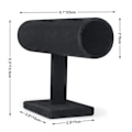Miniatyrbilde 5 av 5: Armbåndsholder, Klokker, Fløyelsarmbåndsdisplaystativ, T-formet Displayholder for Smykker Armbånd Klokker Display