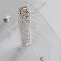 Miniatyrbillede 5 af 7: Ringbinders Cover Klar Blød PVC 6 Hulls Ringbinder, Vandafvisende Løsbladshæftemappe med Transparent Lineal, Notesbog Cover Case Genopfyldeligt A5
