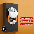 Miniatyrbild 4 av 5: Pro6 TWS Trådlösa Hörlurar med Mikrofon Bluetooth Öronproppar Sport Löpning Öronproppar för Apple iPhone Xiaomi Pro6 Hörlurar White-(Box)