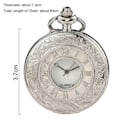 Miniatyrbillede 2 af 10: Steampunk vintage stil quartz lommeur med kæde 3 3