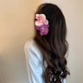 Miniatyrbillede 2 af 5: 1 stk. Perleblomst Hårklips Sød Klud Sommerfugl Orkide Orkideblomst Hårklips Andenæb Stil Strandklips Koreansk Hår