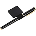 Miniatyrbillede 4 af 6: 5-pak Notesbog Penholder Selvklæbende Penholder Sort Penring Pen Loop Elastisk Penholder Notesbog