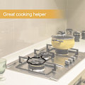 Miniatyrbild 6 av 7: Universell spisrack, järnstativ spisrack halkfri wokringa pannstöd rack gjutjärnsstöd stödjande ring spispanna