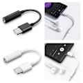 Miniatyrbild 2 av 10: 1*USB-C Typ C Adapter Port till 3,5 MM Aux Audio Jack Hörlurar Hea black For iphone15 series