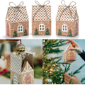 Miniatyrbilde 4 av 6: 50 stk Julegaveesker, Kraftpapir Godteriboks Søt Bryllupsgaveesker Julegavepose