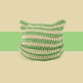 Miniatyrbillede 5 af 5: Damer Kat Beanie Hæklet Hatte med Ører Strikket Vinter Varmt Elastisk Kasket Slouchy til Piger Voksne Børn Green
