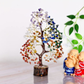 Miniatyrbillede 4 af 6: 7 Chakra Livets Træ, Helbredende Krystaller og Sten, Fødselsdagsgaver, Krystaltræ for Positiv Energi