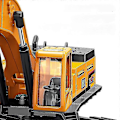Pikkukuva 2 / 4: Insinöörikaivinkone Lasten Lelu Kärry Gripperi excavator