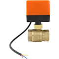 Miniatyrbillede 1 af 3: 2-vejs Motoriseret Ventil Elektrisk Kugleventil 220v Normalt Åben Solenoidventil 1/2 3/4 1 1-1/4 1-1/2 2 Tommer (1 Tommer DN25)
