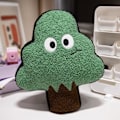 Miniatyrbillede 4 af 7: Plush Legetøjs Træ - Juletræ i Plush | Julepynt til Julen | Miljøvenligt Fyldt Havelegetøj | Håndlavet Fyldt Dukke