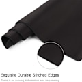 Miniatyrbillede 6 af 7: Gaming Mouse Mat Desk Office Mouse Pad Stor Størrelse Behagelig Mousepad med Glat Kludoverflade, Forbedret Præcision og Hastighed 80x30 Black