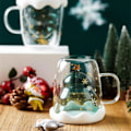 Miniatyrbillede 2 af 5: Dobbelt vægget juletræsglaskop i glas - Isoleret glas M