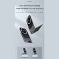 Miniatyrbillede 9 af 11: Aluminium 15W Trådløs Oplader Skrivebordsstation Trådløs Opladningsstand Holder til Telefon 12 13 Pro Max Telefonoplader Sort