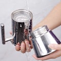 Miniatyrbillede 3 af 6: Maple italiensk kaffemaskine i rustfrit stål, espressomaskine, 6 kopper, 300 ml, induktions Moka-kande.