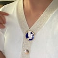 Miniatyrbild 2 av 5: Punk Legering Fredsduvor Brosch Rolig Väska Smycken Nyhetsprydnader Blue