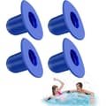 Set med fyra poolpluggar, poolpluggar, kompatibla med Intex och Bestway spa.
