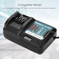 Miniatyrbillede 8 af 8: Hurtigoplader til lithiumbatteri til 10,8V 12V Makita DC10WD/BL1015 EU-stik 100-240V