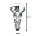 Miniatyrbillede 4 af 5: E14 lampefatning R50 reflektor punktpære lava lampe glødetrådspære