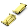 Miniatyrbilde 1 av 2: 1 Par Utbyttbar Klokkerem Klips Metallkoblinger for Fitbit Charge 5 Gold Fitbit Charge 5