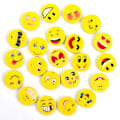 Miniatyrbillede 1 af 7: Viskelæder, 16-pak, Smiley viskelæder, Blyantsviskelæder, Viskelæder til K