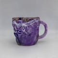 Miniatyrbillede 2 af 5: Mineral Krystal Kaffeekrus, Flerfarvet Mineral Krystal Kaffeekrus, Elegant Krystal Gave til Hjem & Kontor HOT