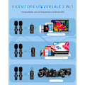 Miniatyrbillede 7 af 7: Trådløse Mikrofoner, Trådløs Lavalier Mikrofon, Plug-and-Play Bluetooth Mikrofon, Støjreduktion Automatisk Synkronisering til Optagelse, Live Streaming, TikTok