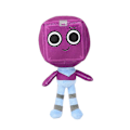 Pikkukuva 1 / 2: Dandy's World Horror Games -pehmolelu, Piirrettyjen hahmojen pehmolelut, Pebble Scrap Poppy Goob -nukke lahjaksi faneille ja ystäville Purple