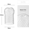 Miniatyrbilde 3 av 5: Sett med 8 aluminiumsrennerfilter - Beskyttelse mot løv og mose