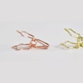 Miniatyrbilde 2 av 8: Klips Merktavle Bordholdere Metall Fil Klesklyper Festesystem Papir Tommel Vindtett Bilde Stativ Bordnummer Stativ Foldback Kontormapper Rose Goldx3pcs