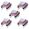 Miniatyrbild 1 av 5: A4988 Stepper Motor Drivmodul 5st Stepper Motor Drivmodul med Kylfläns för RepRap 3D-skrivare