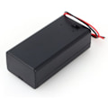 Miniatyrbillede 2 af 5: 9V Batteriholder, 9V Volt Batteriholderboks DC-kasse med ledningskontakt, 9V PP3 Batteriholder til elektroniske applikationer og små hobbyprojekter